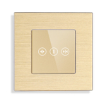 Стеклянная панель для рамки (шторы) CT- GD 47*47мм ЗОЛОТО