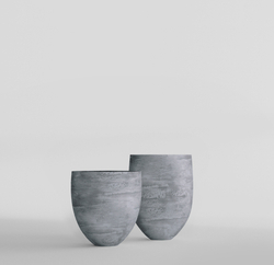 Кашпо, коллекция Concrete, форма BARREL