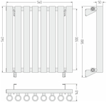 Сунержа Кумир-0 500х540 8 секций