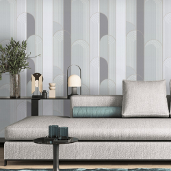 Виниловые обои TC72250-44 PALITRA TREND Archway, абстракция и геометрия, основа флизелин, 1.06 х 10 м