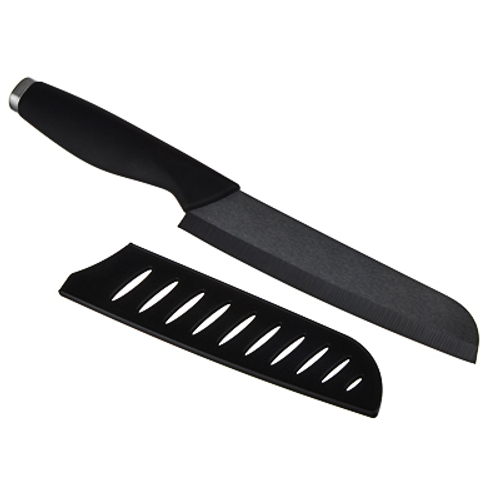 SATOSHI Бусидо Нож кухонный керамический, черный, 15см