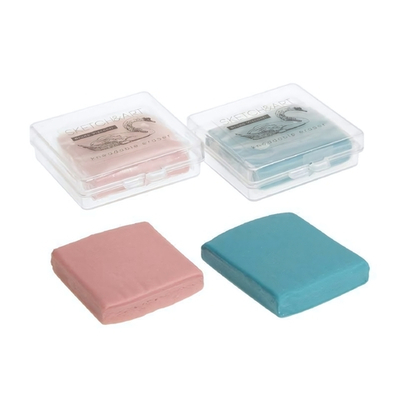 Ластик-клячка художественный "Sketch&Art" розовый/голубой, в пластик короб. (Bruno Visconti)