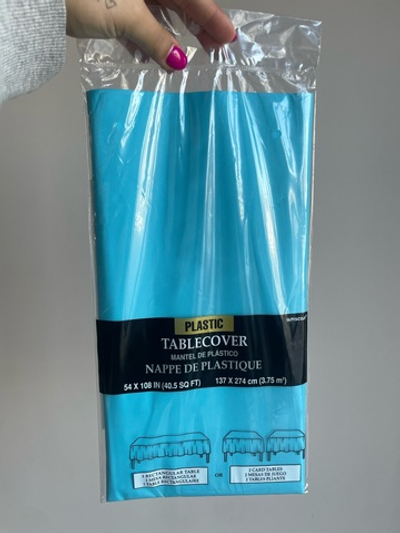 Скатерть п/э Caribbean Blue (Голубой), 1,4х2,75