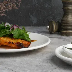 Тарелка d 23 см без борта белая фарфор P.L. Proff Cuisine [6]