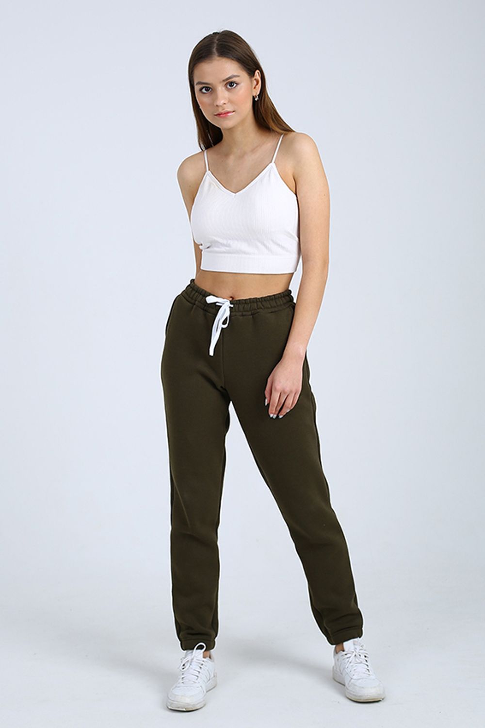 С-0624.1 Брюки-джоггеры / с начёсом / женские