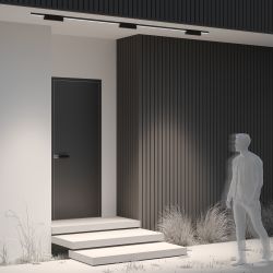 Трековый уличный магнитный светодиодный светильник Maytoni Elasity IP   O-TR01-3-S-20WB3K