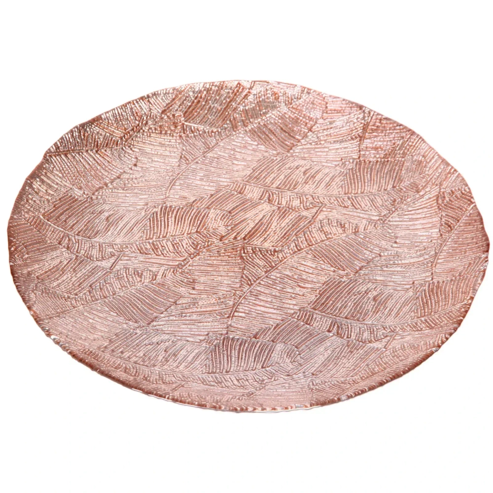 Тарелка 26см «Ривьера»розовое золото
