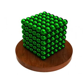 Головоломка Неокуб 5мм 216 сфер зеленый