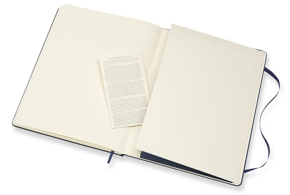 Блокнот Moleskine Classic XLarge 190х250мм 192стр линейка твердая обложка синий (QP090B20)