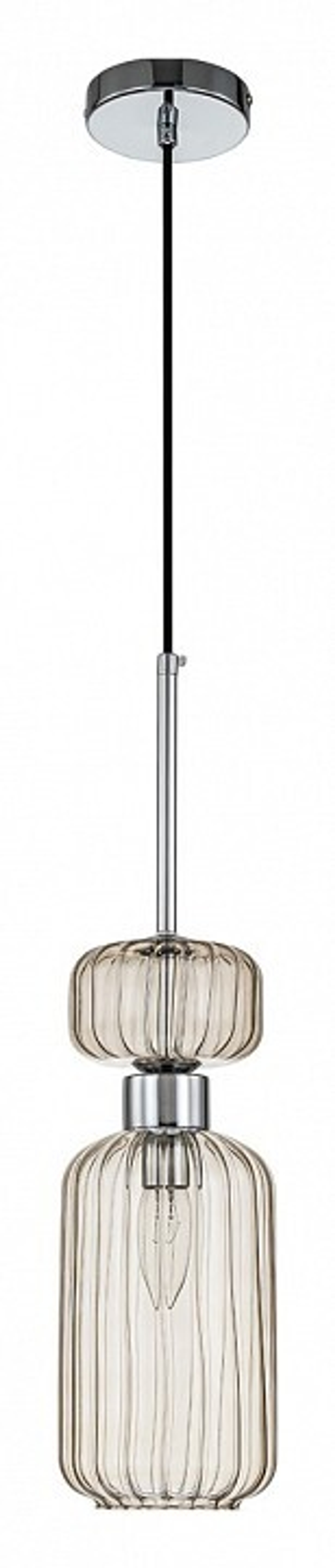 Подвесной светильник Escada Gloss 1141/1S Chrome/Beige