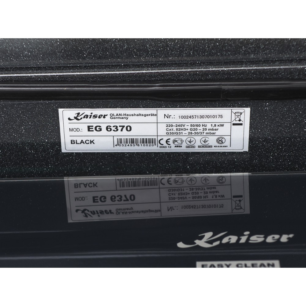 Встраиваемый газовый духовой шкаф Kaiser EG 6370