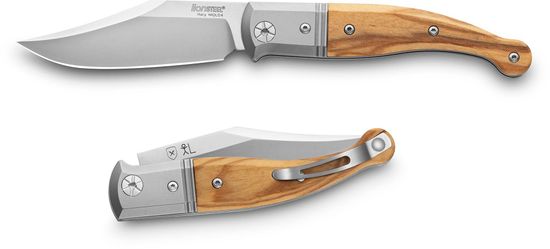 Складной нож Lion Steel "Gitano" L/GT01 UL c клинком из стали Сталь Niolox 1.4153.03 (SB1 steel) рукоять дерево (Олива)