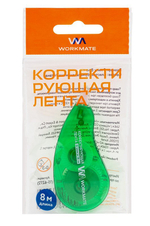 Лента корректирующая Workmate 5 мм х 8 м, зеленый прозрачный корпус