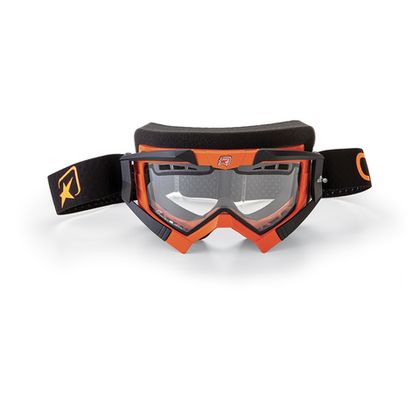 Маска снегоходная ARIETE SNOWMOBILE GOGGLES MEDIUM, орнажево-черный, двойная вентилируемая линза 13950-MONC