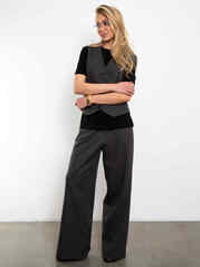 Брюки палаццо Basic (графит)