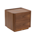 Прикроватная тумбочка 7165/MB2316NS из орехового дерева с подсветкой