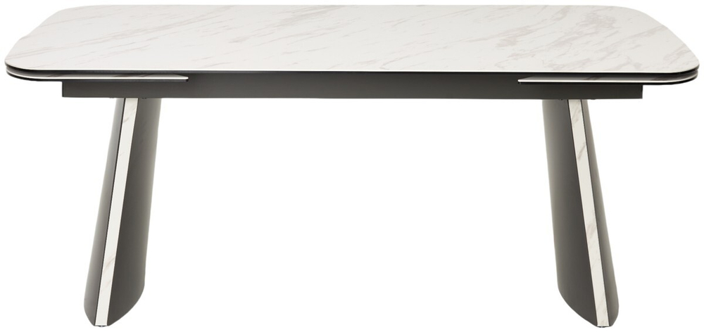 Стол VALDEMAR 180 KL-99 итальянская керамика, стекло/ каркас темно-серый/Kl-99, ®DISAUR