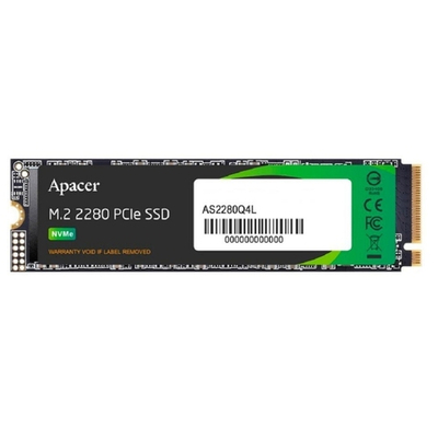 SSD диск SSD Apacer M.2 2280 512GB AS2280Q4L Client SSD AP512GAS2280Q4L-1 3600/3000, PCIe Gen4 x4, 3D NAND