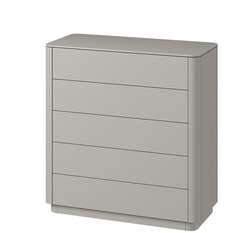 Комод Tammi 5 ящиков ширина 100 см (серо-бежевый)