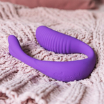 Двойной вибратор для клитора и точки G Mini Romeo с пультом ДУ от Adrien Lastic