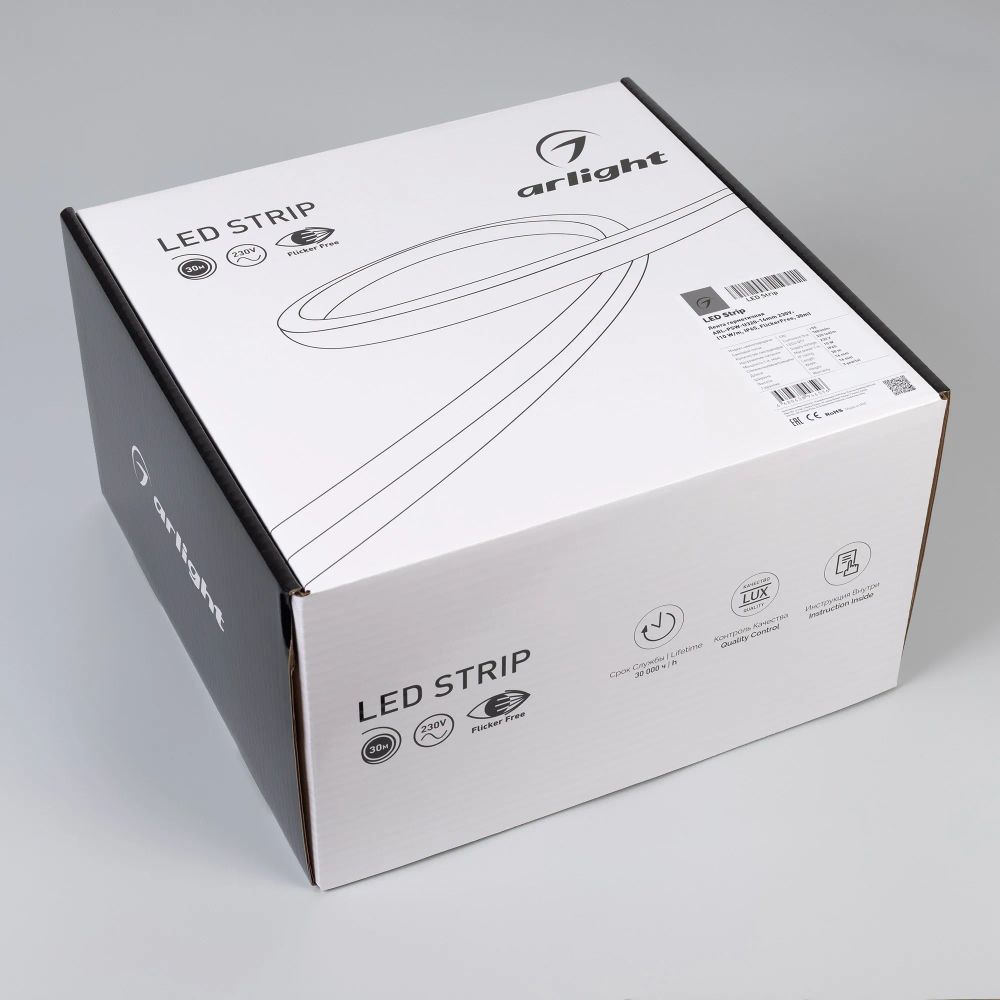 Светодиодная лента герметичная ARL-PSW-U320-16mm 230V Day4000 (10 W/m, IP65, FlickerFree, 30m) (Arlight, -) 054196