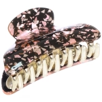 Заколка-краб для волос « ЭЙФОРИЯ», эва, микс 6 цветов, 7см (блистер Кокетка)