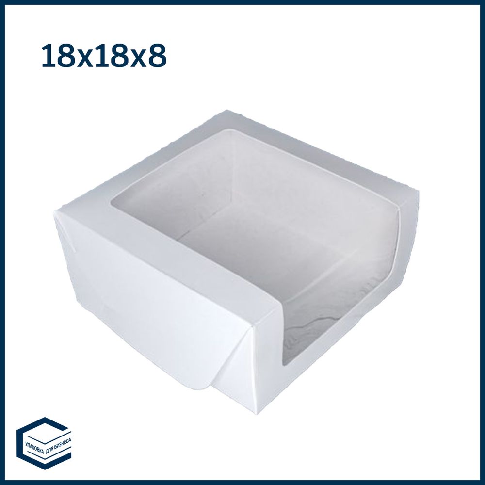 Коробка для мусовых пирожных, 225х225х110 мм.