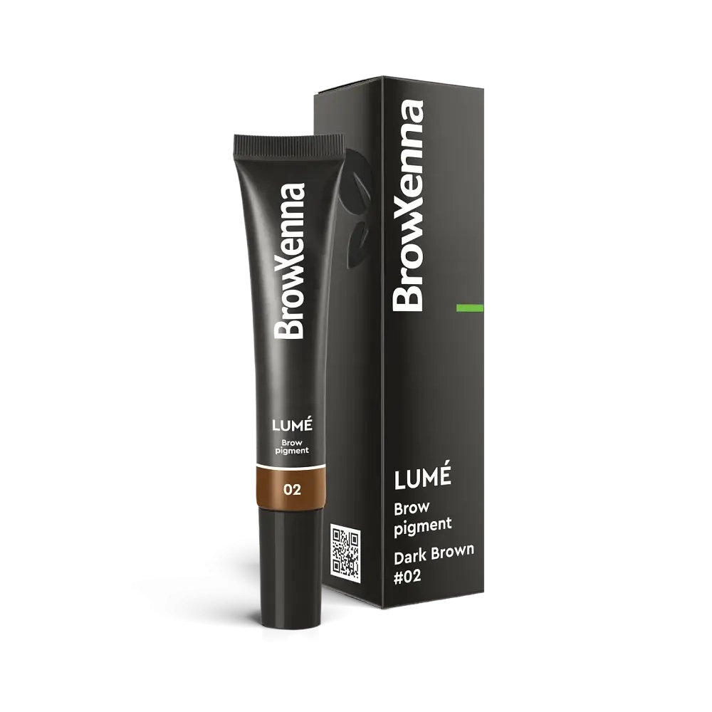 Пигмент прямого действия для бровей BrowHenna Lume 02 Dark Brown (темно-коричневый) 15 мл