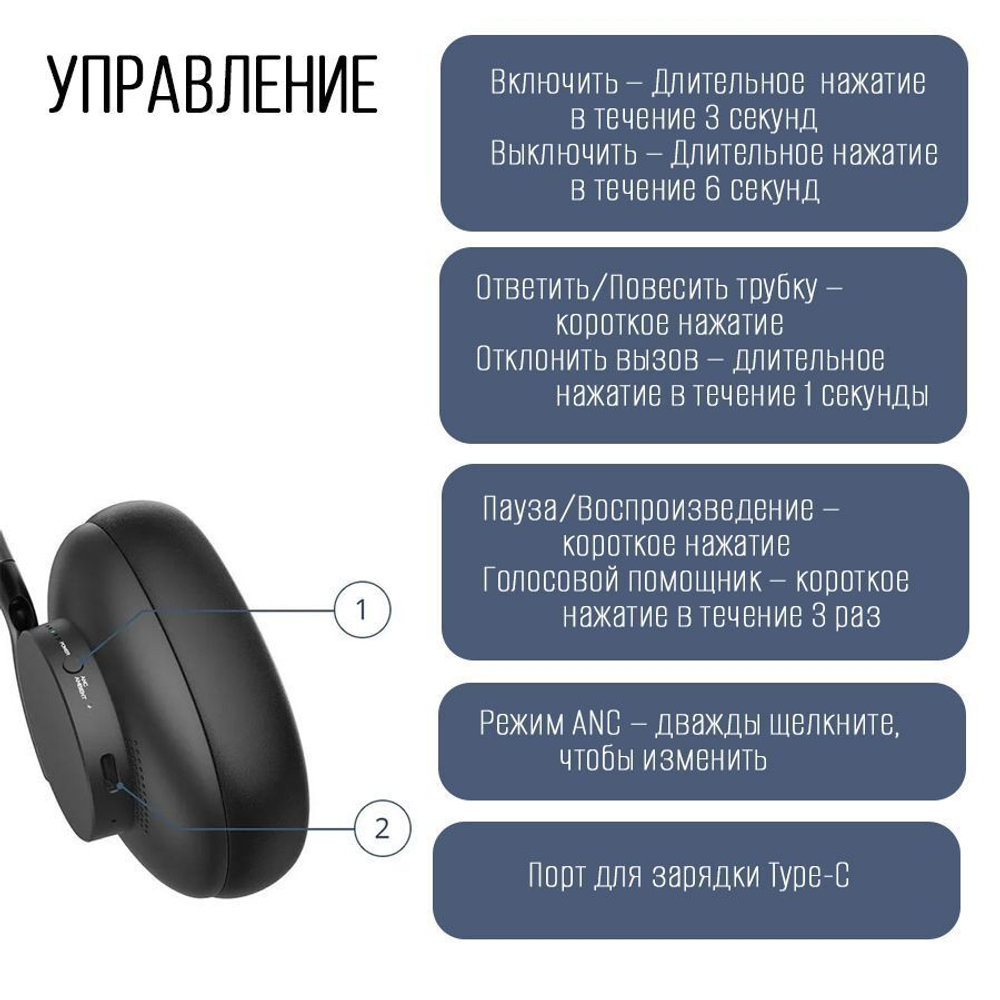 Наушники накладные KZ H10