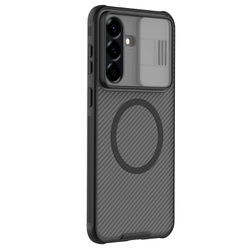 Чехол тонированный для Samsung Galaxy A57, серия CamShield Pro Magnetic (сдвижная шторка для камеры и встроенный круглый магнит) от Nillkin
