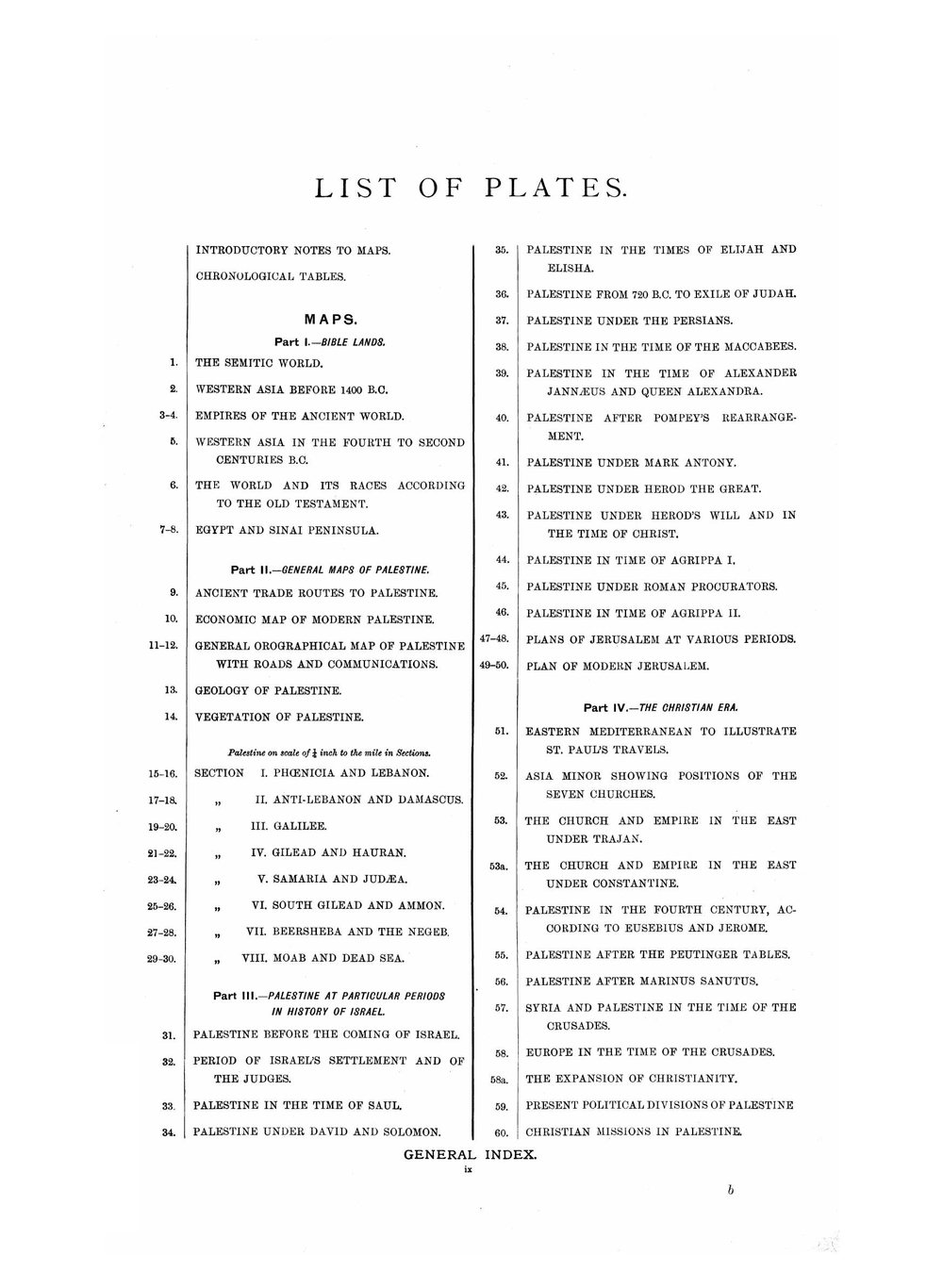 Atlas of the Historical Geography of the Holy Land | G.A. Smith