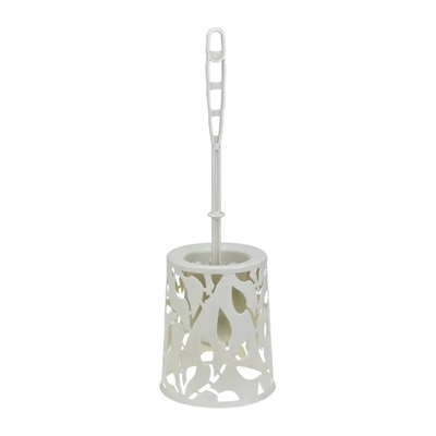 Комплект для туалета ФЛОРА белый ротанг 0,41*0,14*0,14 м