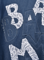 Плащ из джинсовой ткани Литера