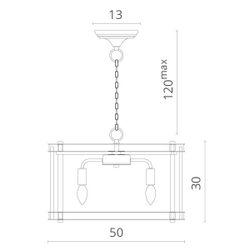 Подвесная люстра Divinare 8101/02 SP-8