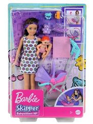 Barbie Шкипер Няня Purple Hair