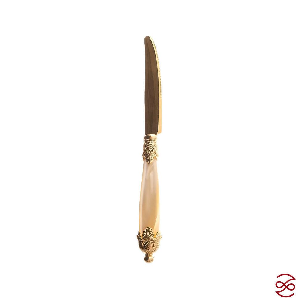 Набор столовых ножей domus siena gold (6 шт)