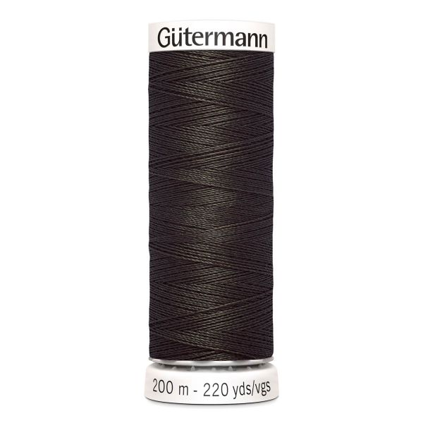 Нитки универсальные Gutermann Sew-all 100 (200 метров), 5 кат. | 671 т.серо-коричневый