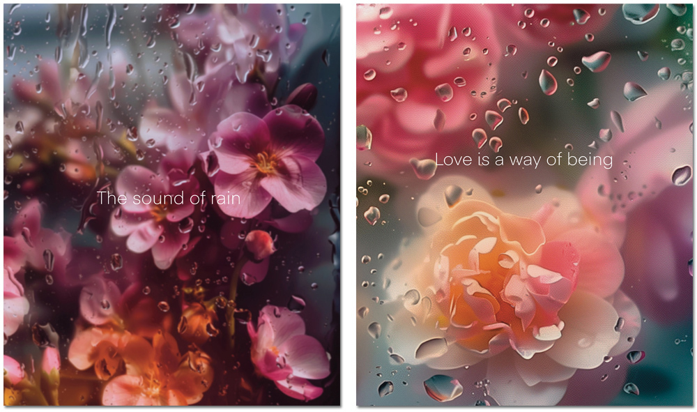 Тетрадь общая "Цветы за стеклом"