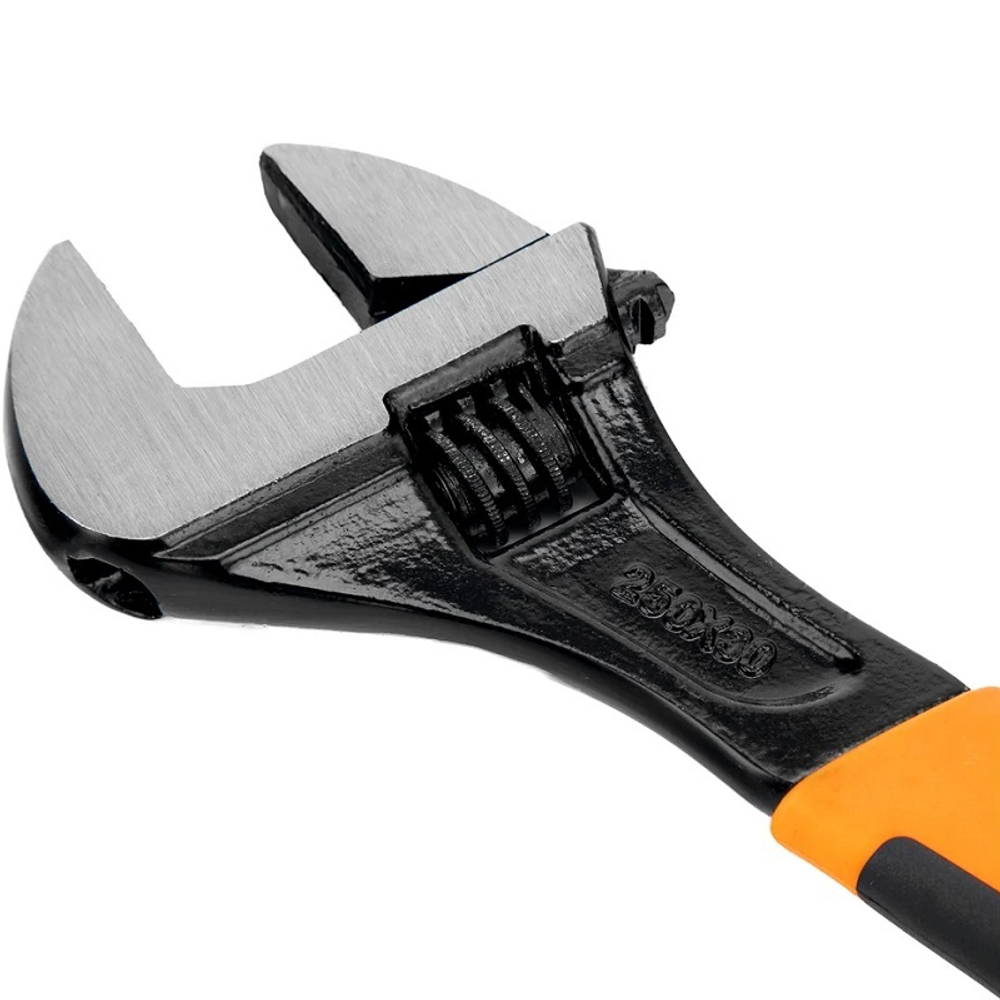 Ключ разводной 250 мм двухкомпонентная рукоятка Sparta