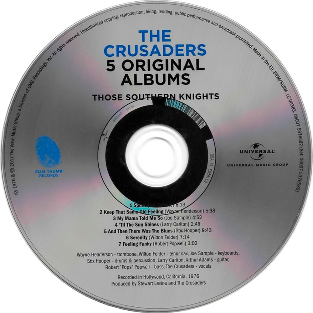 The Crusaders / 5 Original Albums (5CD)