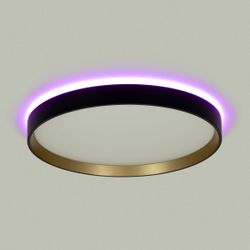 Citilux ETALON CL750321R LED RGB Светильник с пультом Чёрный+Золото