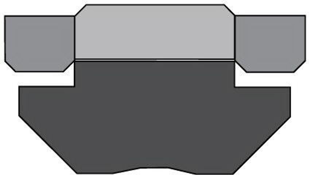 A114 110-095 Поршневое уплотнение 110-95-12,5