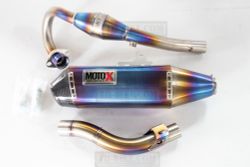 Titanium Full Exhaust System for Honda CRF250L-M-Rally (2012-2020). Made in Thailand. MOTO-X V.2