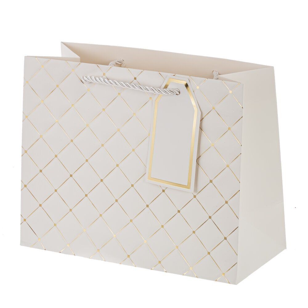 GAEM Пакет подарочный (бумага 210г/м2, блок 12шт), L23 W10 H18 см, 5в.