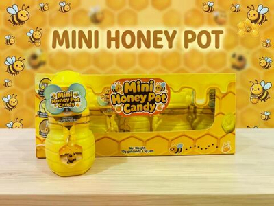 Жев.конфеты Mini Honey pot 15гр 12*20