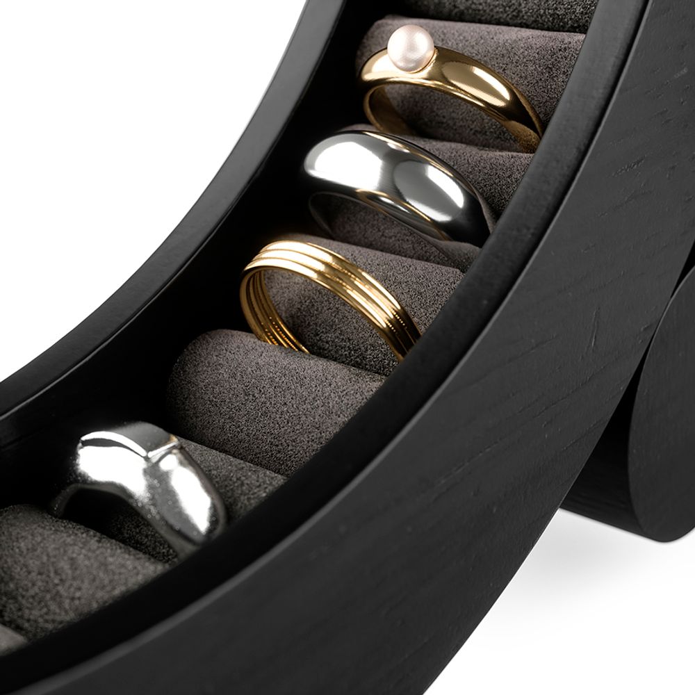 Органайзер для украшений Ferris, Ø19 см, черный