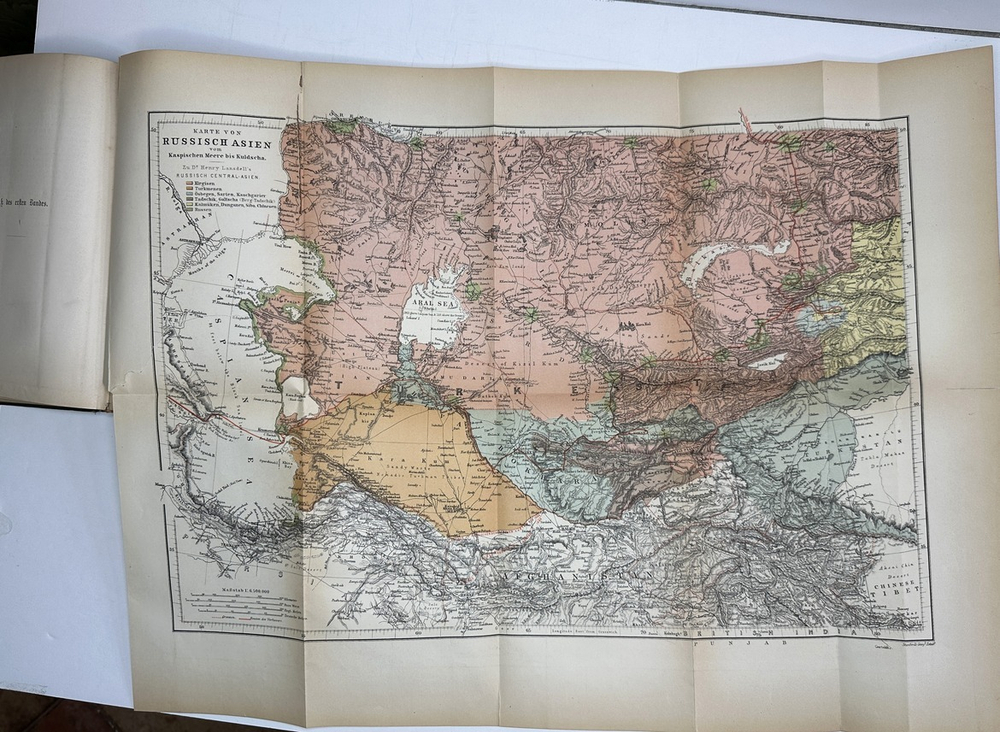 HENRY LANSDELL Russisch Central-Asien - Русская Центральная Азия в 2-х книгах.. Изд. Лейпциг, 1885г.