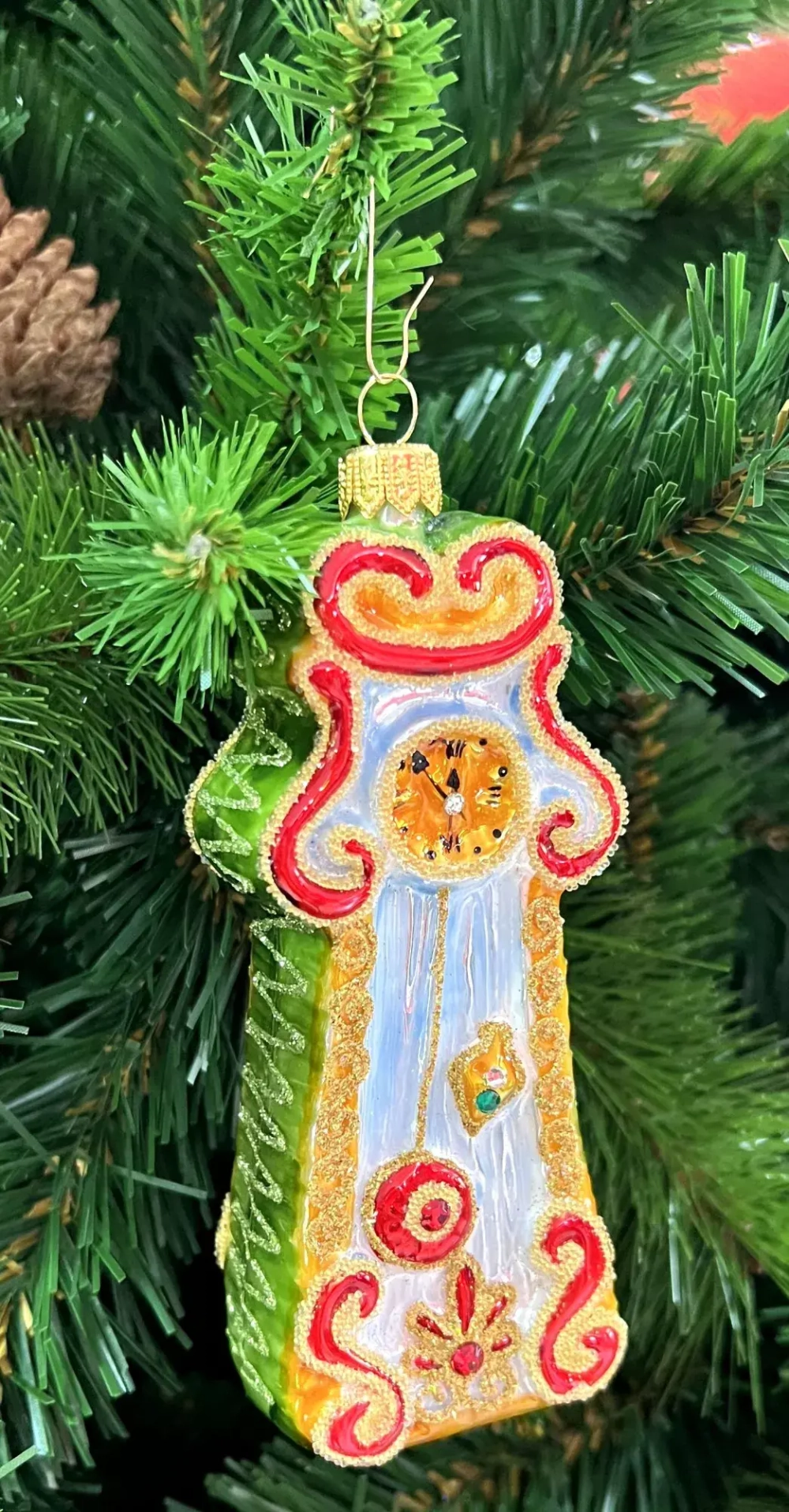 Набор стеклянных игрушек Золушка, красный, 3 шт., Irena CO (63120/1)