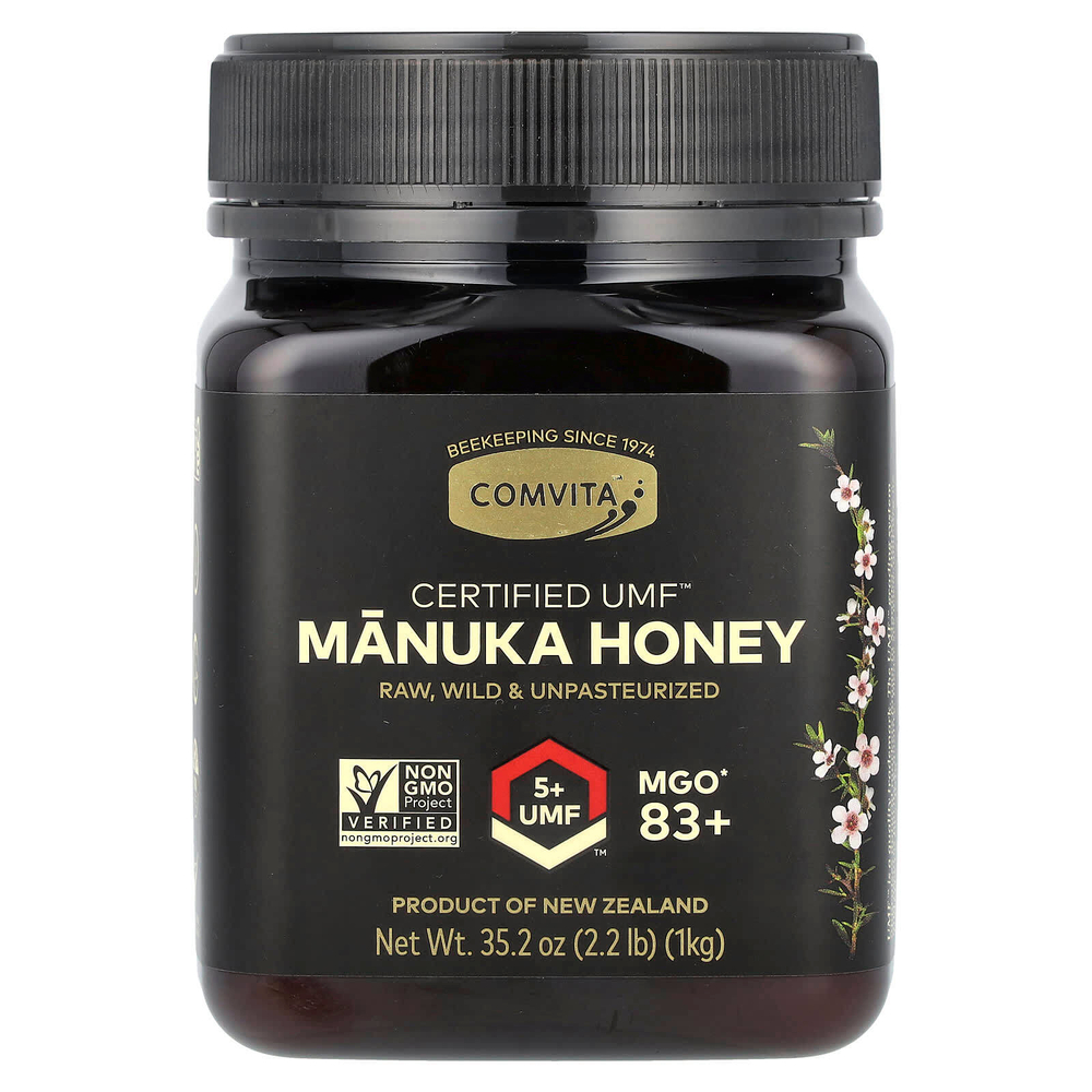 Comvita, Мед манука, UMF 5+, MGO 83+, 1 кг (35,2 унции)