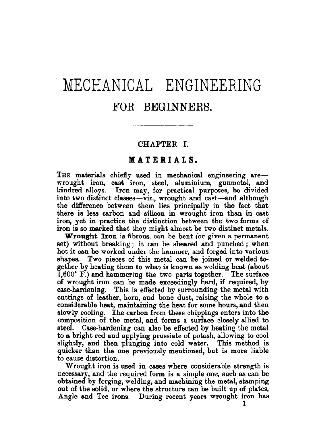 Mechanical engineering for beginners | R. S. M'Laren